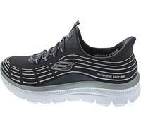 Skechers Women's Summits Plus - Mesh Bungee Glitter 3d Print Slip-Ins Charcoal /Silver | Size: 7 Skechers Charcoal 7