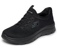 Skechers Women's Summits Plus Summer Haze Trainers, Black, 8 UK