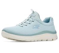 Skechers Women's Summits Plus Summer Haze Trainers, Green, 6.5 UK