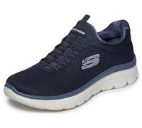 Skechers Women's Summits Plus Summer Haze Trainers, Navy, 4 UK