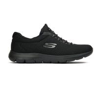 Skechers Womens Summits Top Player Sneaker, Black Mesh Trim, 4 UK