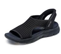 Skechers Women's Summits-Sweetly Evolved Sports Sandals, black, 3 UK