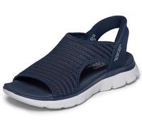 Skechers Sandals Slip-Ins Summits Sweetly Evolved Women's Navy Textile Vegan Size 8 UK