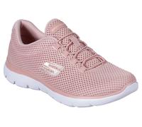 Skechers Women's Summits Sneaker in Rose, Size 8 | Textile/Synthetic, Vegan, Machine Washable