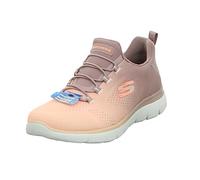 Skechers Women's Summits Sneaker, Light Mauve Mesh/Coral Trim, 7 UK