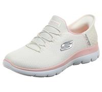Skechers Women's Summits Sneaker, Natural Pink/White, 5.5 UK