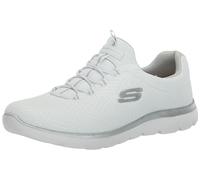Skechers Women's Summits Sneaker, White Silver WSL, 2.5 UK