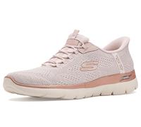 Skechers Women's Summits Soft Shimmer Trainer, Pink, 5.5 UK