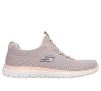 Skechers Women's Summits - Summer Blush Sneaker in Taupe, Size 6.5 | Textile/Synthetic, Vegan, Machine Washable
