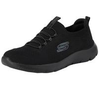 Skechers Womens Summits Top Player Sneaker, Black Knit Trim, 6.5 UK