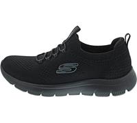 Skechers Womens Summits Top Player Sneaker, Black Knit Trim, 7 UK