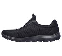 Skechers Womens Summits Top Player Sneaker, Black Mesh Trim, 8 UK