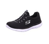 Skechers Womens Summits Top Player Sneaker, Black Mesh White Trim, 3.5 UK