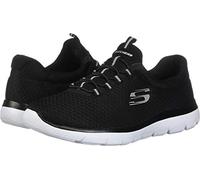 Skechers Womens Summits Top Player Sneaker, Black Mesh White Trim00, 5.5 UK