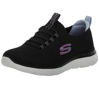 Skechers Women's Summits-Top Player Sneaker, Black/Multi=bkmt, 6.5 UK