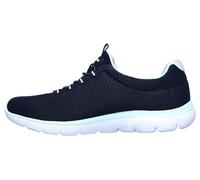 Skechers Womens Summits Top Player Sneaker, Navy Mesh Aqua Trim, 8 UK Wide