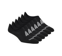 Skechers Women's Super Soft No Show Liner Socks - 6 Pack in Black, Size Medium