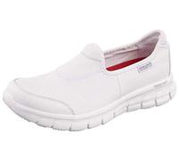Skechers Women's Sure Track Health Care Professional Shoe, White, 2 UK Medium