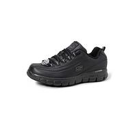 Skechers Women's Sure Track - Trickel Work Shoes,Black Leather,2 UK