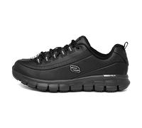 Skechers Women's Sure Track - Trickel Work Shoes,Black Leather,5 UK