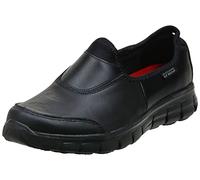 Skechers Women's Sure Track Work Shoes, Black Black Leather Bbk, 5.5 UK