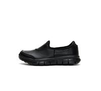 Skechers Women's Sure Track Work Shoes, Black Black Leather Bbk, 7 UK
