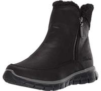 Skechers Women's Synergy Ankle boots, Black Black Micro Leather Faux Sherpa Bbk, 6.5 UK