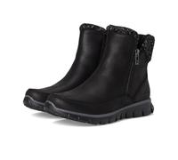 Skechers Women's Synergy Lovely Collab Ankle Boot, Black Microleather/Knit, 6 UK