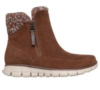 Skechers Women's Synergy - Lovely Collab Sneaker in Brown, Size 4 | Leather/Textile