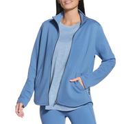 Skechers Women's The Gowalk Shine Jacket Sweatshirt, Blue, M