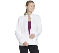 Skechers Women's GO WALK Everywhere Jacket in White, Size XS | Polyester