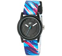 Skechers Women's 'The Rosencrans Midsize' Quartz Plastic and Silicone Casual Watch, Color:Black (Model: SR6085)
