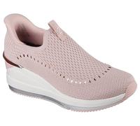 Skechers Women's The Triple Wedge-Clariti Hands Free Slip-ins Sneaker, Pink, 5 UK