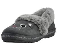 Skechers Women's Too Cozy Meow Pajamas Slipper, Dove Gray, 4 UK
