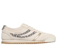 Skechers Women's Topnotch - Lively Leopard Sneaker in Natural, Size 6.5 | Leather/Synthetic