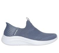 Skechers Womens Trainers Slip Ins Easy On Shoes Black Blue Memory Foam 149708