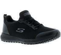 Skechers Womens Trainers Squad Lace Up black Mesh - Size UK 7