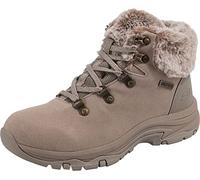 Skechers Women's Trego Falls Finest Ankle Boot,Taupe Suede/ Nylon,3 UK
