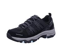 SKECHERS Womens Trego Lookout Point Waterproof Hiking Shoes Black/Charcoal 5
