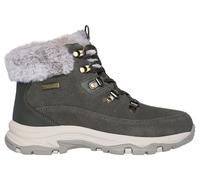 Skechers Women's Trego - Snow Worries Boots in Olive, Size 5.5 | Leather/Synthetic/Textile