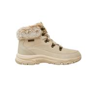 Skechers Women's Trego Snow Worries Boots, Natural Suede/Duraleather/Faux Fur, 6.5 UK