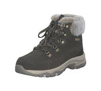 Skechers Women's Trego Snow Worries Boots, Olive Suede/Duraleather/Faux Fur, 5.5 UK