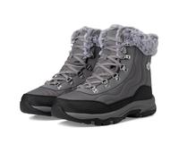 Skechers Women's Trego Stormie Ankle Boot, Charcoal Nylon/Duraleather, 6 UK