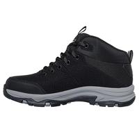 Skechers Women's Trego Trail Destination Trekking Low Cut Shoes, Black Synthetic/Textile/Charcoal Trim, 3 UK