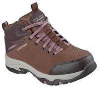 Skechers Women's Trego Trail Destination Trekking Low Cut Shoes, Brown Synthetic/Textile/Multi Trim, 4 UK