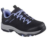 Skechers Women's Hiking Boot, Trego Trail Destiny, Waterproof Relaxed Fit, Black/Purple, UK 4