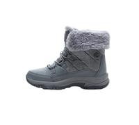 Skechers Womens Trego Winter Feelings Grey Waterproof Fur Collar Ankle Boots