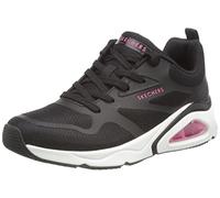 Skechers Women's Tres-Air Uno Revolution-Airy Sneaker, Black Hot Melt/Mesh, 6 UK