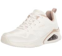 Skechers Womens Tres Air Uno Revolution Airy Trainers White/Beige 8