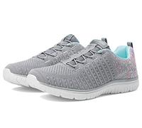Skechers Sport Women's Virtue Fashion Sneaker, Grey Multi, 7 UK Wide